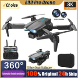New E99 PRO Drones GPS Profesional 8K with HD Camera